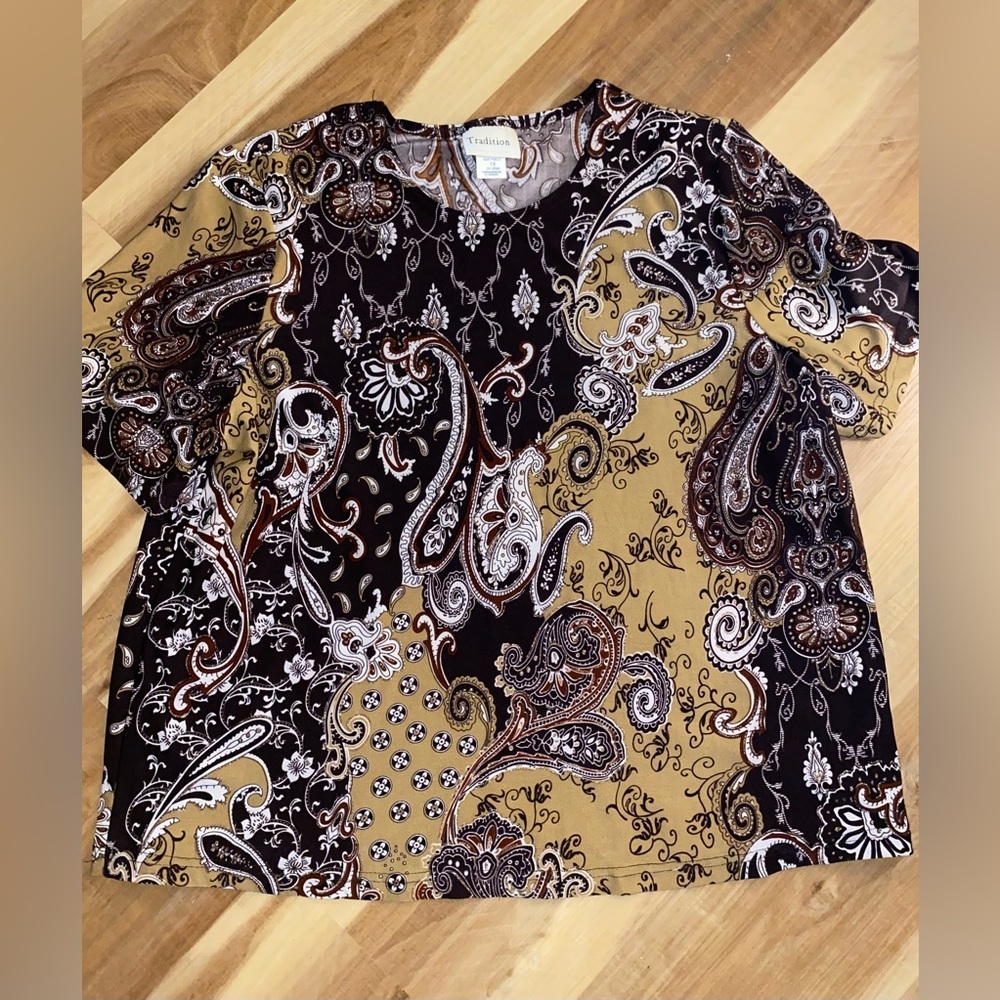 Tradition Paisley Tshirt 1X